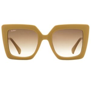 Max Mara Design4 Sunglasses MM0051 73F Matte Tan/Gold 52mm